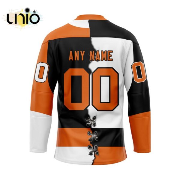 Custom Medicine Hat Tigers Mix Home And Away Hockey Jersey