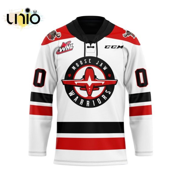 Custom Moose Jaw Warriors Away Hockey Jersey