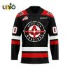 Custom Moose Jaw Warriors St Patrick Day Team Hockey Jersey