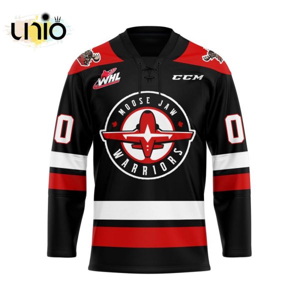 Custom Moose Jaw Warriors Home Hockey Jersey