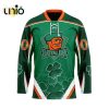 Custom Moose Jaw Warriors Reverse Retro Pattern Hockey Jersey