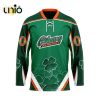 Custom London Knights Team Hockey Jersey For St.Patrick Day