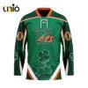 Custom Portland Winterhawks Reverse Retro Pattern Hockey Jersey