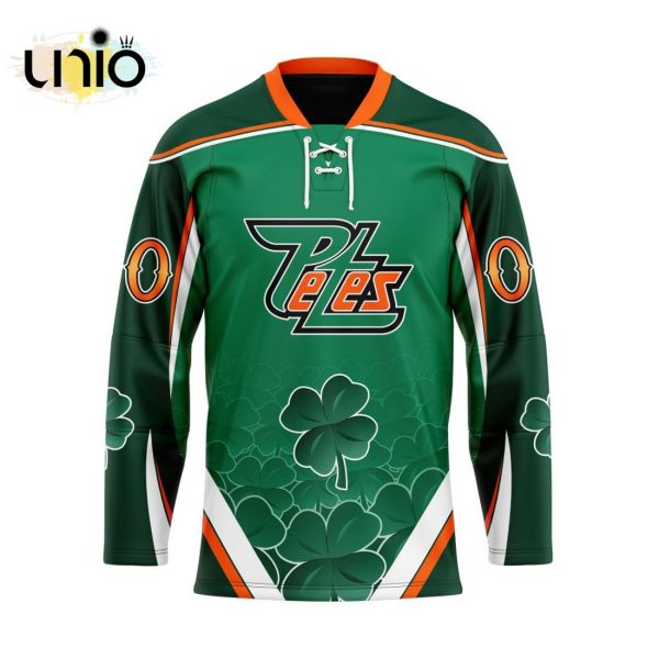 Custom Peterborough Petes Team Hockey Jersey For St.Patrick Day