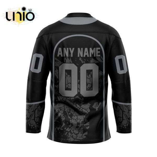 Custom Portland Winterhawks Reverse Retro Pattern Hockey Jersey