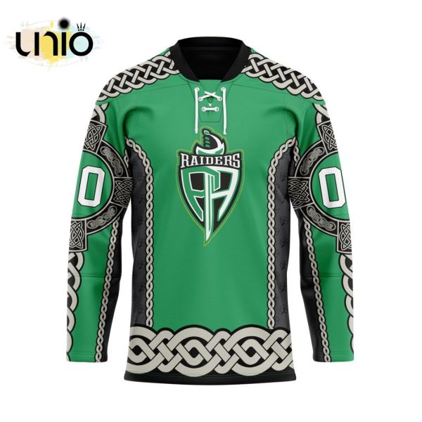 Custom Prince Albert Raiders St Patrick Day Team Hockey Jersey