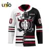 Custom Red Deer Rebels Home Hockey Jersey