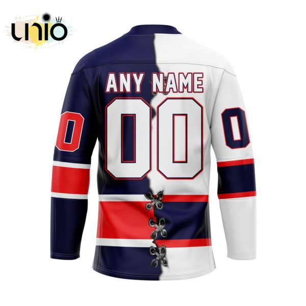 Custom Regina Pats Mix Home And Away Hockey Jersey