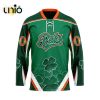 Custom Saskatoon Blades St Patrick Day Team Hockey Jersey