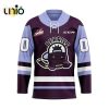 Custom Saskatoon Blades Reverse Retro Pattern Hockey Jersey