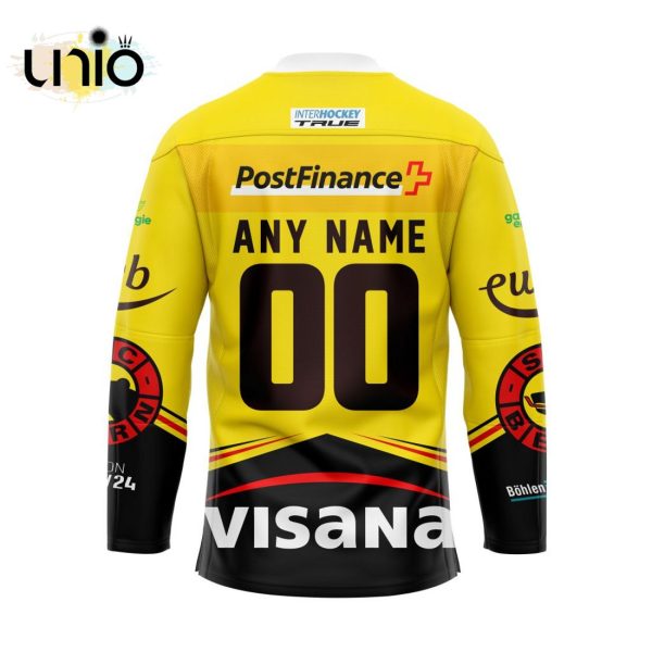 Custom SC Bern Away Hockey Jersey