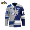 Custom Sudbury Wolves Alternate Hockey Jersey