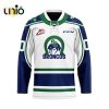 Custom Sudbury Wolves Mix Home And Retro Hockey Jersey