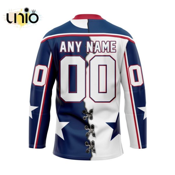 Custom Tri-City Americans Mix Home And Away Hockey Jersey