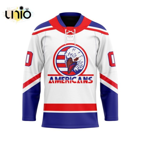 Custom Tri-City Americans Reverse Retro Pattern Hockey Jersey