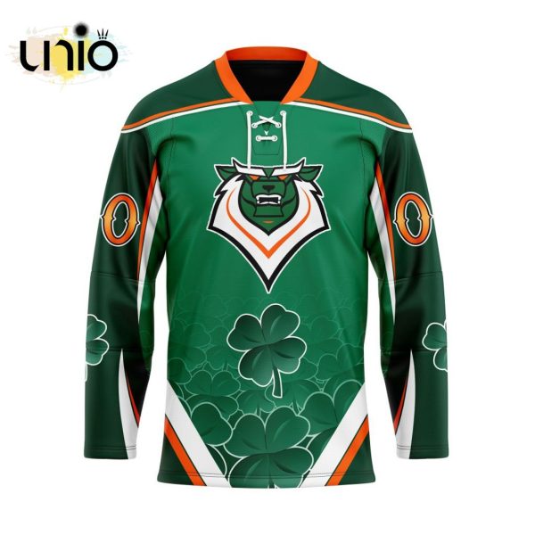 Custom Victoria Royals Team Hockey Jersey For St.Patrick Day