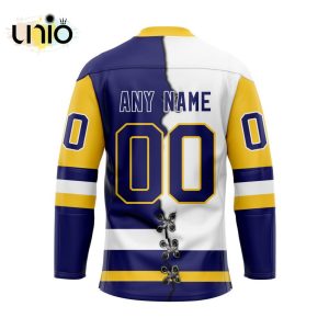 Custom Saskatoon Blades Mix Home And Away Hockey Jersey