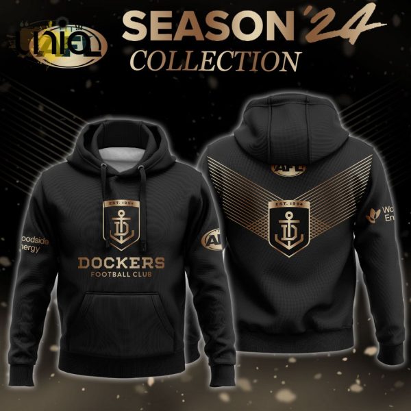 Fremantle Dockers Gold Premier 2024 Hoodie, Jogger, Cap Limited Edition