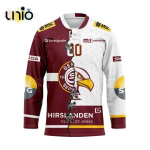 Custom Genève-Servette HC Home Mix Away Jersey Personalized Letters Number