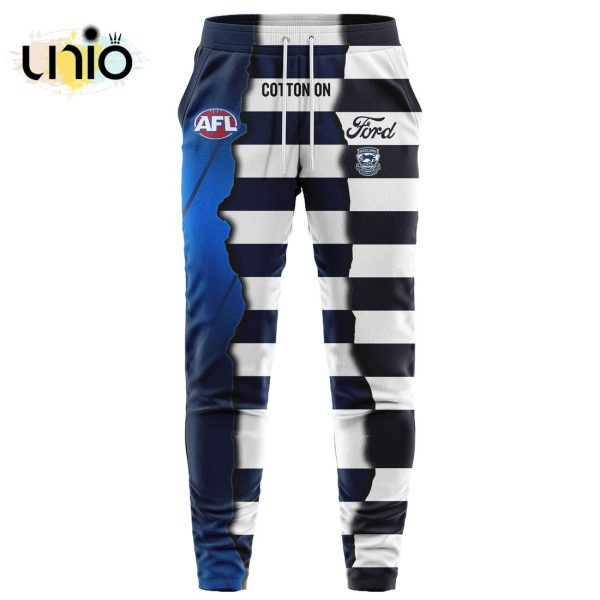 Geelong Cats AFL Mix Guernseys 2024 Collection Hoodie, Jogger