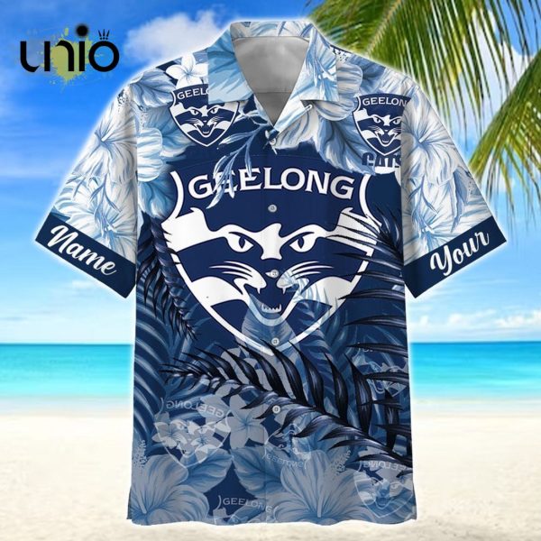 Geelong Cats AFL Sport Personalized Beach Hawaiian Shirt