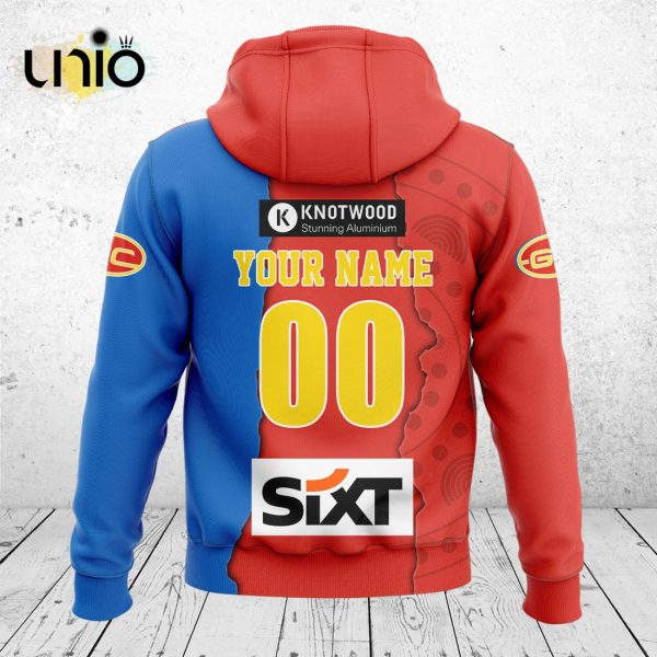 Gold Coast Suns AFL Mix Guernseys 2024 Collection Hoodie, Jogger