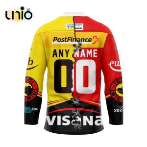 Custom SC Bern Home Mix Away Jersey Personalized Letters Number