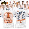 Illinois Fighting Illini 2024 Big Ten Conference Tournament Champions Pullover Hoodie 3D