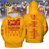 Iowa State Cyclones Men’s 2024 Basketball Champions Cardinal Hoodie