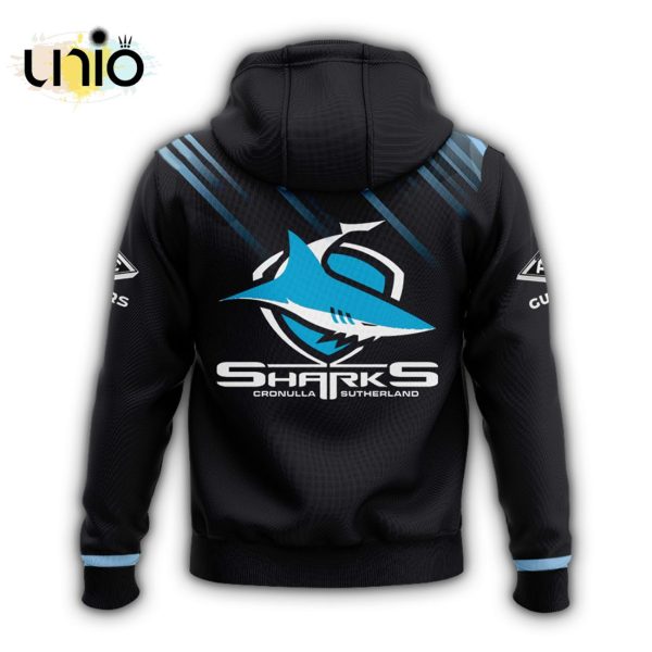 Limited Edition Premium NRL Cronulla Sharks Black Hoodie