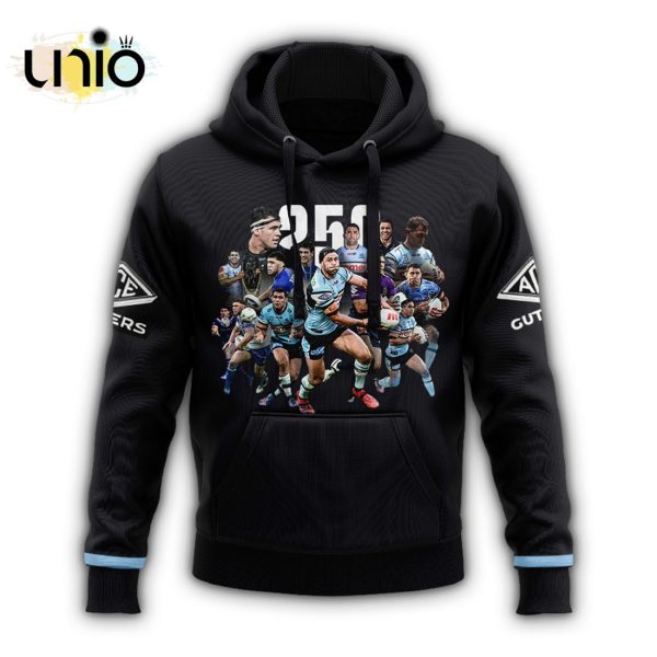 Limited Edition Premium NRL Cronulla Sharks Black Hoodie