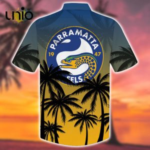 Parramatta Eels NRL Sport Tropical Personalized Hawaiian Shirt