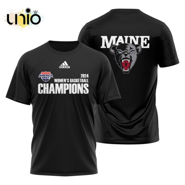 Maine Women’s Basketball 2024 Champions Black Hoodie