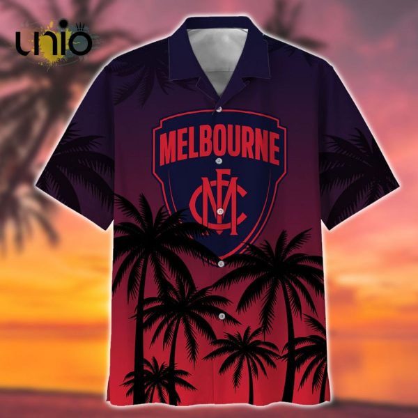 Melbourne Demons AFL Sport Summer Personalized Aloha Hawaiian Shirt