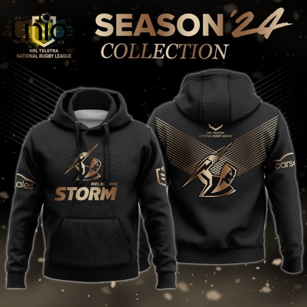 Melbourne Storm NRL Gold Premier 2024 Hoodie, Jogger, Cap