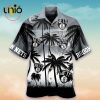 NBA Cleveland Cavaliers Wine Gold Palm Trees Hawaiian Shirt