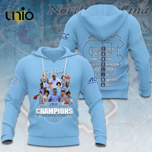 NCAA North Carolina Tar Heels Men’s Basketball Blue Hoodie