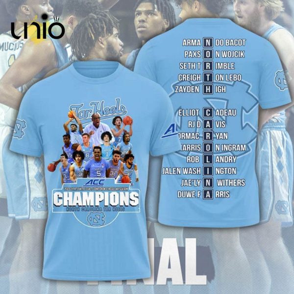 NCAA North Carolina Tar Heels Men’s Basketball Blue Hoodie