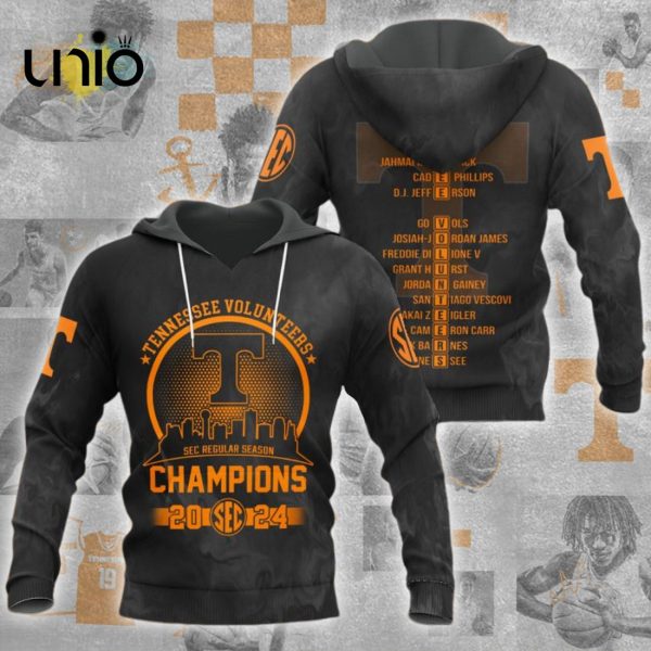 NCAA Tennessee Volunteers Men’s Basketball Black Apparels Hoodie