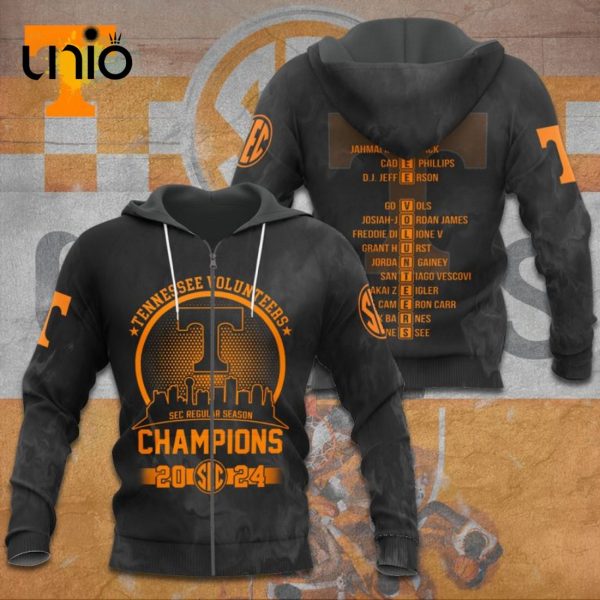 NCAA Tennessee Volunteers Men’s Basketball Black Apparels Hoodie