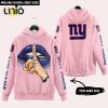 New Orleans Saints Custom Name Shut The F Up Pink Hoodie