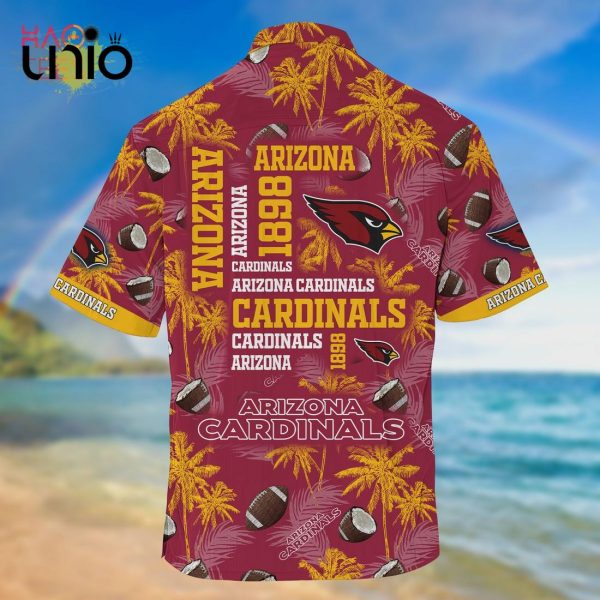 NFL Arizona Cardinals Coconut Red Yellow Hawaiian Shirt