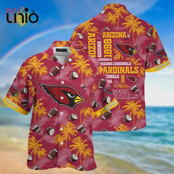 NFL Arizona Cardinals Coconut Red Yellow Hawaiian Shirt