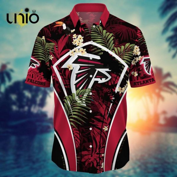 NFL Atlanta Falcons Flower Summer Tropical Hawaiian Shirt