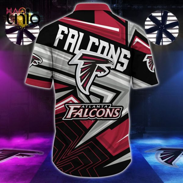 NFL Atlanta Falcons Red Silver Hawaiian Shirt