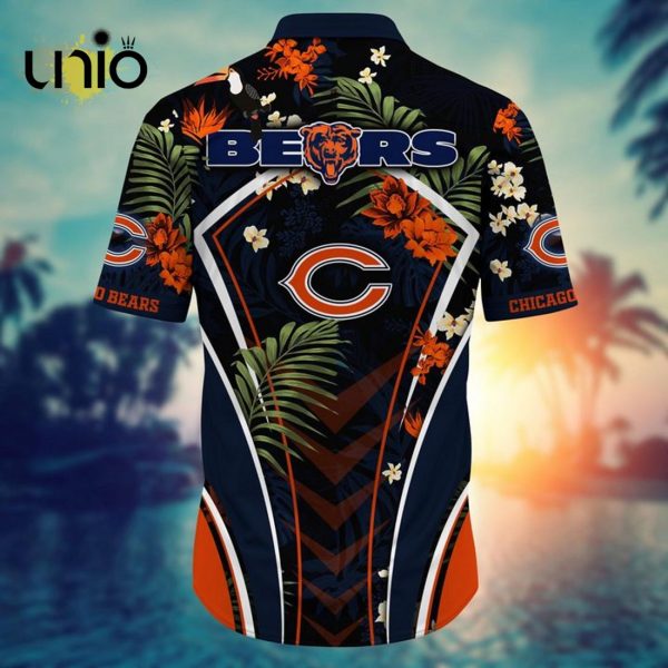 NFL Chicago Bears Custom Flower Summer Tropical Hawaiian Shirt