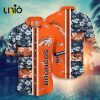 NFL Denver Broncos Orange Punisher Skull Hawaiian Shirt