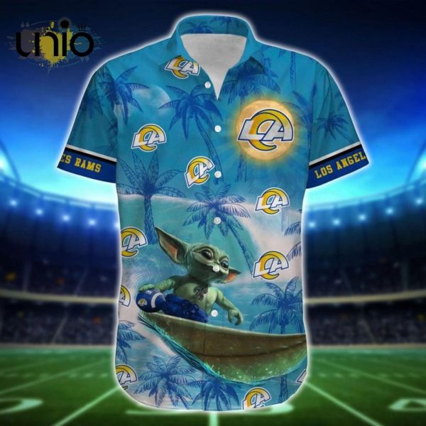 NFL Los Angeles Rams Baby Yoda Style Hot Trends Summber Hawaiian Shirt