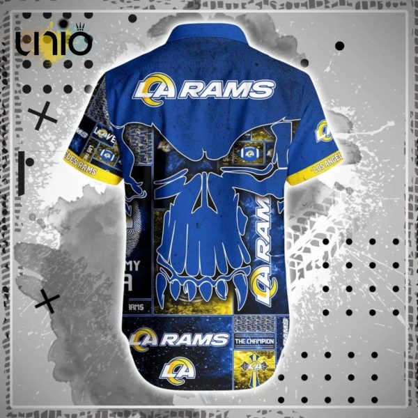 NFL Los Angeles Rams Skull New Trend Summber Hawaiian Shirt