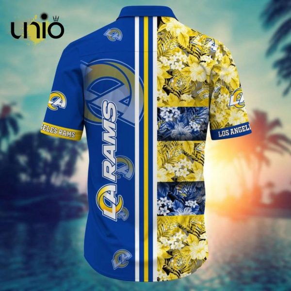 NFL Los Angeles Rams Tropical Beach Summer Hawaiian Shirt